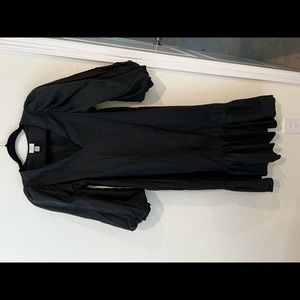 Black Puff Sleeve Dress